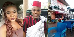 Lady claims she saw exiled Nigerian politician Nnamdi Kanu at a pizza shop in Ghana