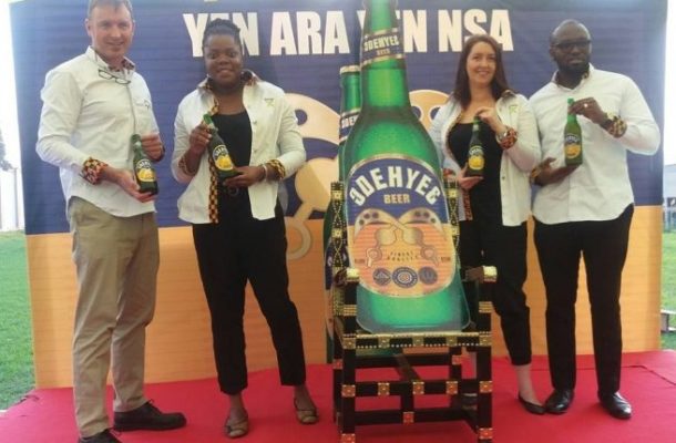 Guinness Ghana Breweries outdoors new beer