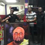 Talented painter presents breathtaking artwork of late KABA to family and multimedia