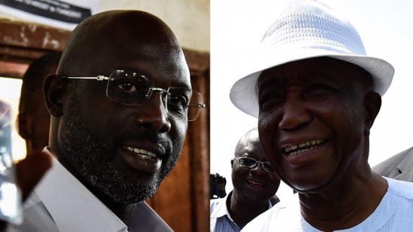 Liberia election run-off today: Ex-footballer up against vice-president