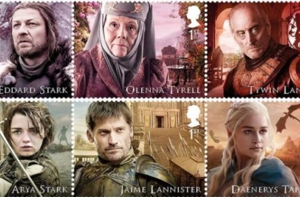 New Game of Thrones stamp set unveiled