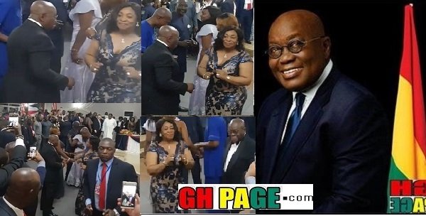 VIDEO: Nana Addo caught breast-watching in dancing moves with Ayorko Botchwey
