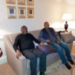 PHOTOS: Ex-NDC minister and UN chief Ibn Chambas visits Bawumia in London