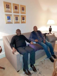 PHOTOS: Ex-NDC minister and UN chief Ibn Chambas visits Bawumia in London