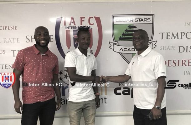 New signing Baffour Gyawu relishes 'big challenge' at Inter Allies