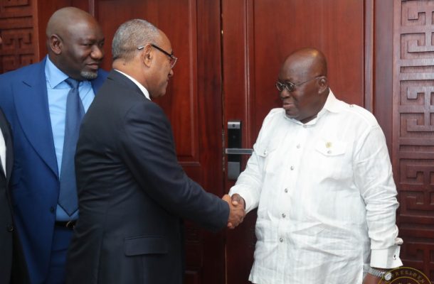 You have Ghana’s continued support - Akufo-Addo to CAF President