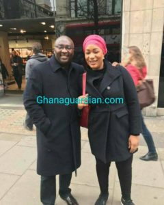 PHOTOS: Ghana Vice President Bawumia spotted walking in London in good health