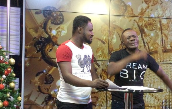 Videos: Akrobeto and Funny Face read news on TV