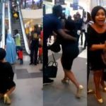 VIDEO: Lady breaks down in tears as her boyfriend rejects her marriage proposal