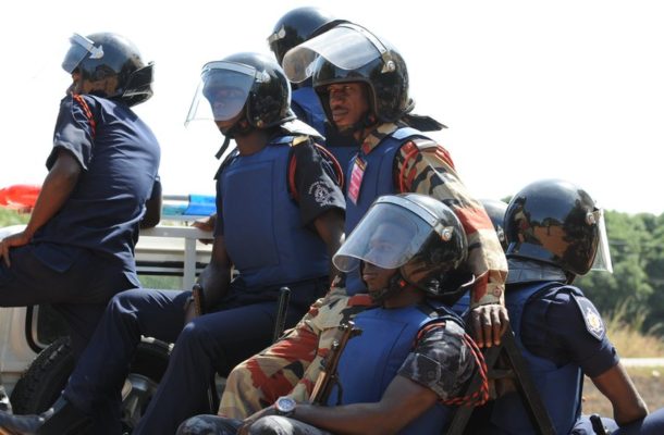 Chaos as armed robbers kill police commander, free inmates at Kwabenya Police Station