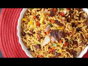 VIDEO: New recipe on how to make delicious 'Suya & Pasta Medley'