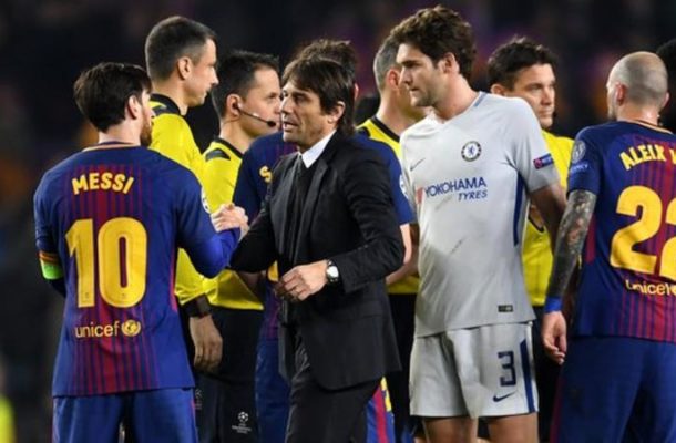 Antonio Conte: Chelsea boss says 3-0 defeat in Barcelona 'unfair'