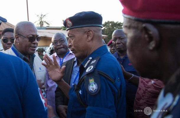 Mahama restores order  in Sierra Leone