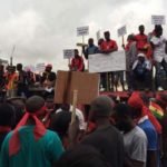 PHOTOS: Amissah Arthur, Ablakwa, Ofosu Kwakye, Others hit road for anti-defence deal demo