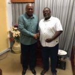 PHOTOS: Mahama storms Police HQ over Anyidoho's arrest