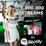 DJ Cuppy’s “Green Light” hits 1 million streams on Spotify