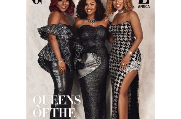 Yvonne Okoro, Nana Ama McBrown & Joselyn Dumas cover Glitz Africa Magazine