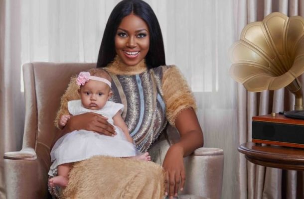 PHOTOS: Yvonne Nelson finally shows off daughter's face as they stun for Agoo Magazine