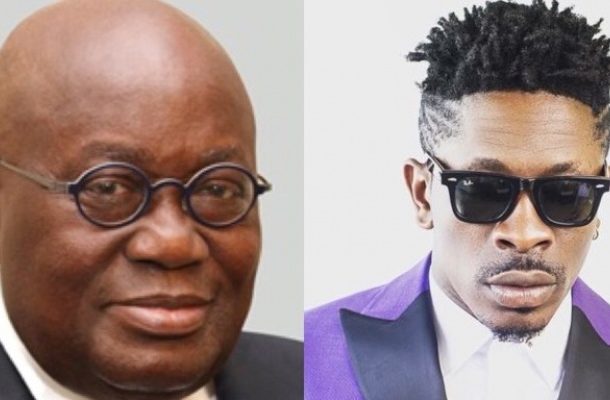 Shatta Wale goes on his knees for 'Gringo' hashtag, appeals to Akufo-Addo to join Gringo craze
