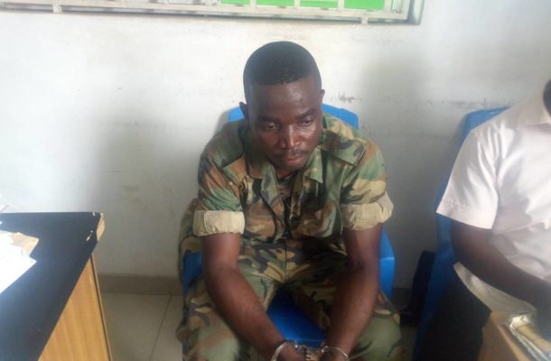 Fake soldier busted in Kasoa