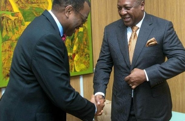 Mahama attends AfDB meeting days after relaunching Presidential bid