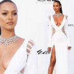PHOTOS: Victoria's Secret model, Lais Ribeiro flaunts cleavage in plunging white gown at amfAR Gala