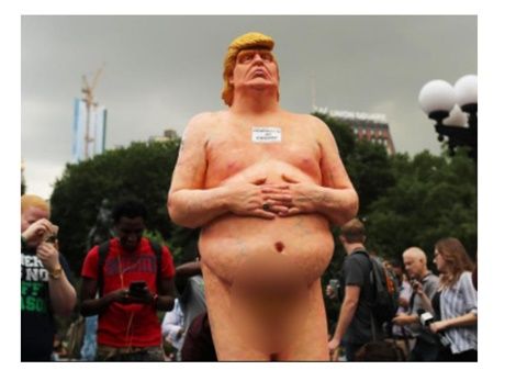 PHOTO: Naked statue of Prez Donald Trump goes for $28,000 at auction