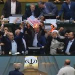 Iranian politicians burn US flag in parliament after Trump withdraws from Nuclear deal