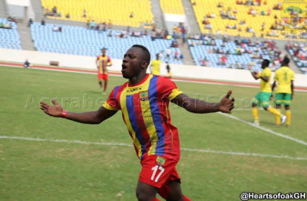 Patrick Razak wins Hearts Player of the Month for April