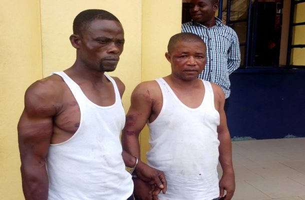 Police arrest 2 Nigerian robbers in Takoradi