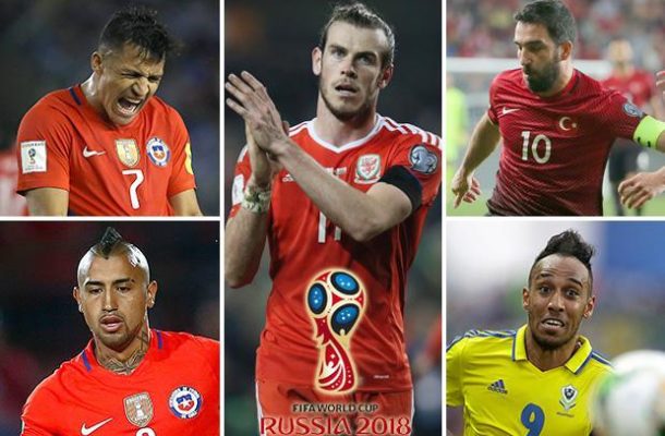 From Gareth Bale to Asamoah Gyan: Top stars who will not feature in World Cup 2018