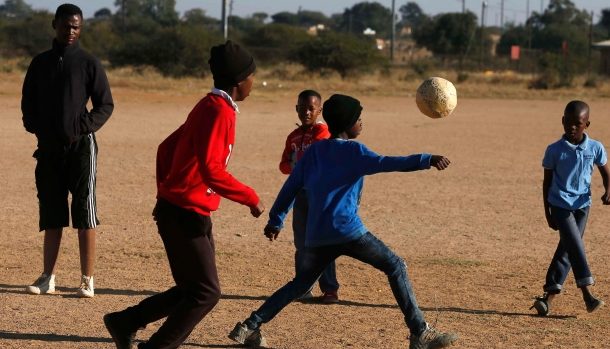 South African who lost his legs fulfills football dream