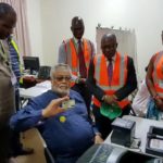 Photos: Ex Prez Rawlings registers for his Ghana Card
