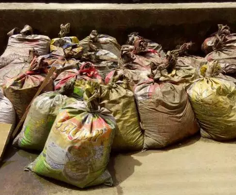 PHOTOS: Man caught with 27 bags of human faeces