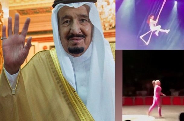 VIDEO: Saudi king sacks country's head of entertainment after event featured female performers in tight costumes