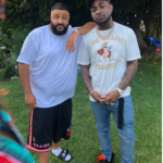 VIDEO: Davido parties with DJ Khaled at his mansion in LA