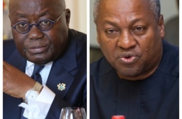 Akufo-Addo and Mahama in big fight over infrastructure development