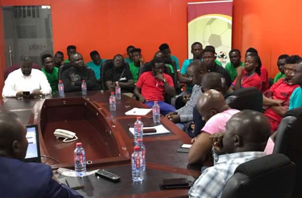 PFAG holds meeting on FIFPro and Ghana Football crisis