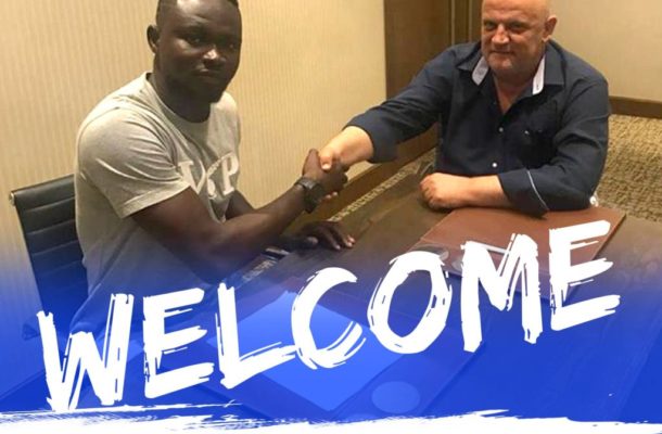 Albanian side KF Tirana sign Ghana defender Vincent Atinga on a three year deal