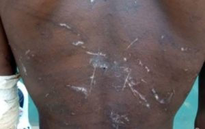 SHOCKING PHOTOS: 4 Minors brutalized by soldiers over missing laptops