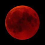 Lunar eclipse: Century's longest 'blood moon' under way