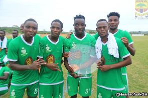 Bakatue Festival Cup: Elmina Sharks beat Hearts on penalties to clinch trophy