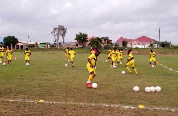 Hearts of Oak hold historic first training session at Pobiman base