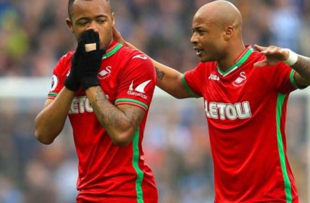 Swansea City eager to raise in excess of £12million over sale of Ayew brothers