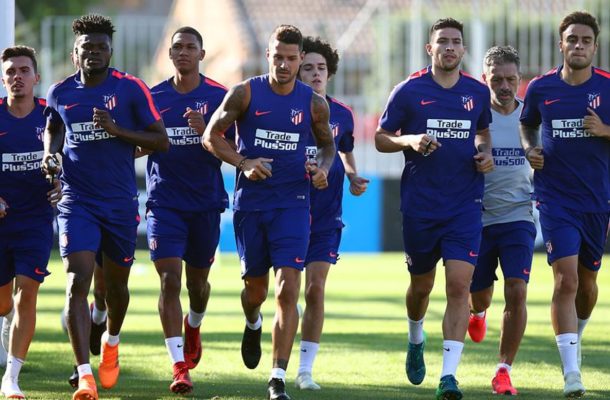 VIDEO: Partey continues to build fitness in Atletico Madrid pre-season camp