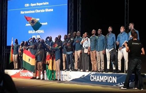 Ghana's Harmonious Chorale Crowned World Champions At World Choir Games