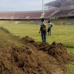 Accra Sports Stadium pitch undergoes major face-lift ahead of 2018 AWCON