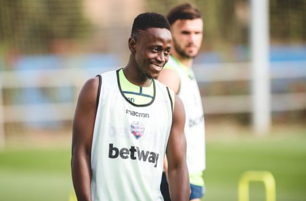Emmanuel Boateng travels with Levante squad for pre-season camp