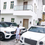 PHOTOS: Davido shows off his expensive cars as he adds a brand new 2018 Bentley Bentyaga to his garage