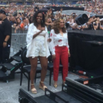 VIDEO: Michelle Obama spotted with daughter at Beyonce and Jay-Z's "On The Run II" tour in Paris
